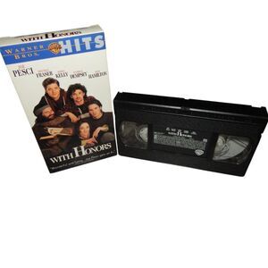 WITH HONORS Joe Pesci Brendan Fraser Moira Kelly Patrick Dempsey vintage VHS